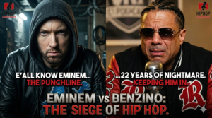 Eminem and Benzino, Eminem, Benzino, The Source magazine, rap beef history, Eminem Benzino beef, The Source magazine downfall, Nail in the Coffin diss track, The Sauce Eminem, Benzino son rap, Eminem racist tapes, Benzino press conference, The Source 5 mics, Eminem The Eminem Show rating, Benzino Coi Leray dad, Eminem Doomsday Pt 2, hip hop beef stories, why did The Source magazine fail, Benzino Drink Champs interview, Eminem diss tracks list, Benzino culture vulture, Pull Your Skirt Up diss, Eminem Yellow Brick Road meaning