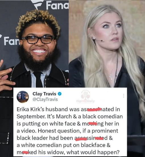 Druski Erika Kirk, Druski skit controversy, Erika Kirk parody, comedy vs culture debate, Charlie Kirk death, viral comedy backlash, cancel culture debate, whiteface controversy, Grok AI mistake, political satire debate