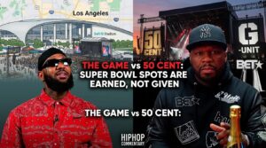 The Game and 50 Cent beef, Super Bowl Halftime Show 2022, The Game Super Bowl snub, 50 Cent responds to The Game, Dr. Dre Super Bowl lineup, Why The Game was not at Super Bowl, The Game 50 Cent drama latest, West Coast hip hop Super Bowl, The Game interview 50 Cent, 50 Cent earned not given, The Game feels disrespected, G-Unit beef history, The Game Dr Dre relationship, 50 Cent Super Bowl surprise, hip hop news 2025