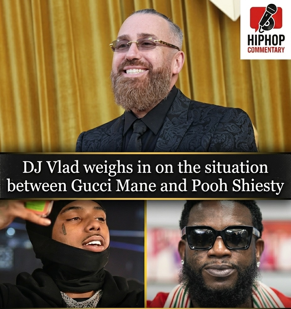 Gucci Mane case, Pooh Shiesty robbery, DJ Vlad Gucci Mane, 1017 Records drama, hip hop news, rap controversy, Gucci Mane testimony, Pooh Shiesty contract, Dallas studio incident, hip hop legal news