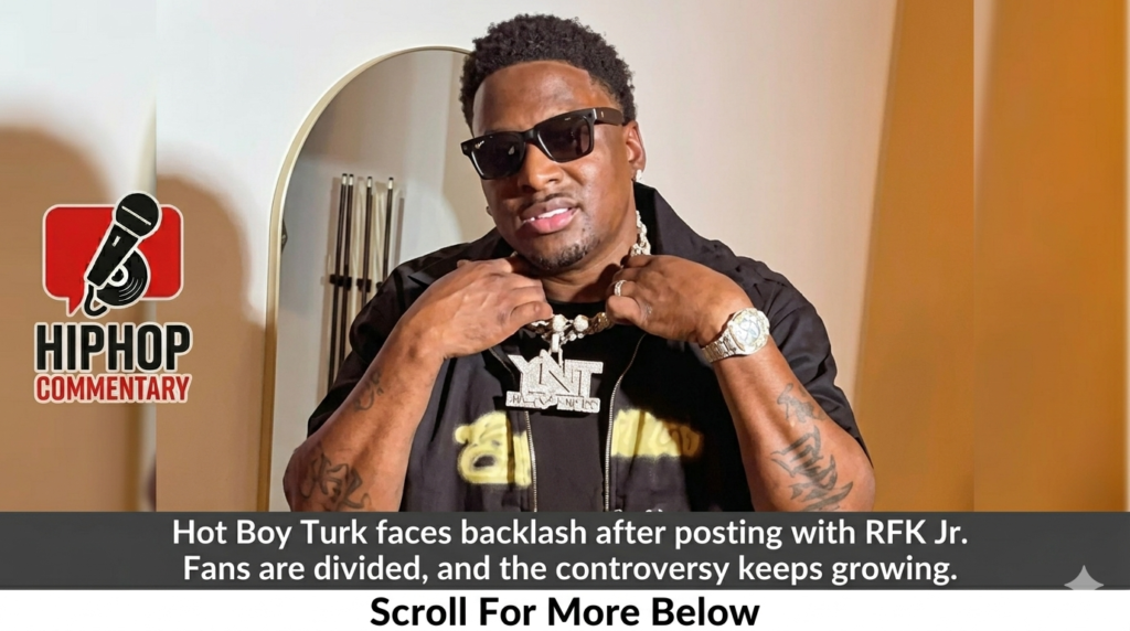 Hot Boy Turk, RFK Jr controversy, Turk Instagram post, Robert F Kennedy Jr, Cash Money Verzuz, Turk backlash, hip hop news, rapper controversy, DJ Thoro interview, AllHipHop