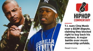 T.I lawsuit, Cinq Music lawsuit, T.I masters dispute, music ownership battle, rapper legal fight, buy back masters, hip hop news, T.I news, music industry contracts, artist rights