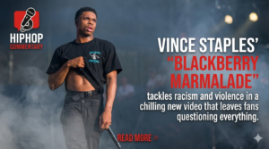 Vince Staples Shocks Fans With Dark, Vince Staples new song, racism in music video, hip hop social commentary, Martin Luther King quote video, political rap 2026, Black music exploitation, US politics in hip hop