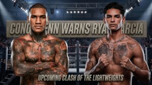 Conor Benn Ryan Garcia, Benn vs Garcia, boxing news 2026, Ryan Garcia WBC champion, Benn Prograis fight, Zuffa Boxing Dana White, boxing rivalry, Benn interview, Garcia controversy, boxing fights April 2026