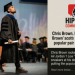 Chris Brown graduation, Chris Brown doctorate, Travis Scott Air Jordan 1 Low Velvet Brown, Travis Scott sneakers, Air Jordan 1 Low, Chris Brown sneakers, sneaker news, Jordan release, Travis Scott Jordan collaboration, sneaker culture, streetwear fashion, sneakerheads