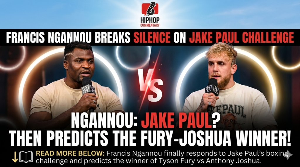 Francis Ngannou finally responds to Jake Paul’s challenge. Francis Ngannou, Jake Paul, Tyson Fury, Anthony Joshua, Ngannou vs Jake Paul, boxing news, MMA news, heavyweight boxing, UFC, Francis Ngannou interview