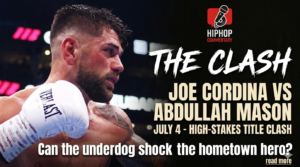 Cordina Storms USA to Steal Mason’s title. Joe Cordina vs Abdullah Mason, Cordina Mason fight July 4, WBO lightweight title fight, boxing news 2026, Cordina comeback, Abdullah Mason home fight, Cleveland boxing event, Eddie Hearn fighters, boxing title clash